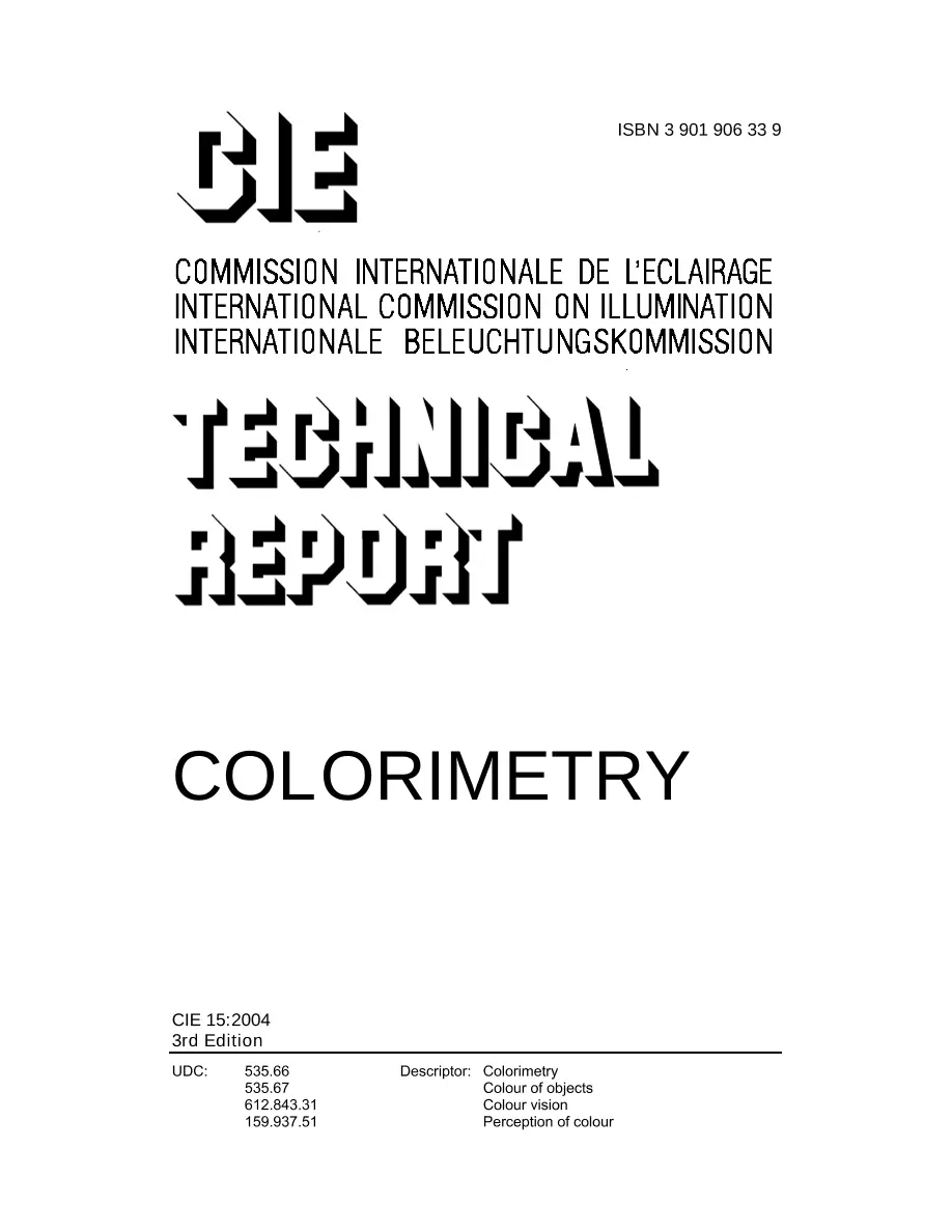 CIE 015:2004 CIE 015:2004 pdf