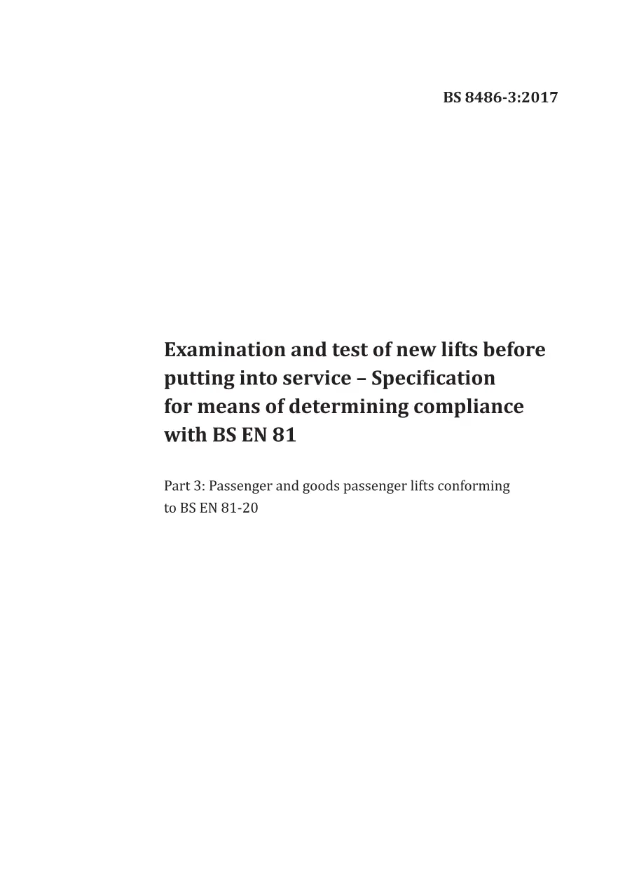 BS 8486-3:2017 BS 8486-3:2017 pdf