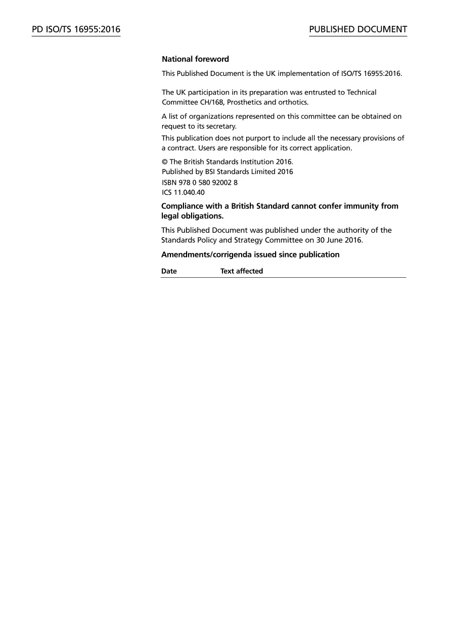 BS PD ISO/TS 16955:2016 pdf