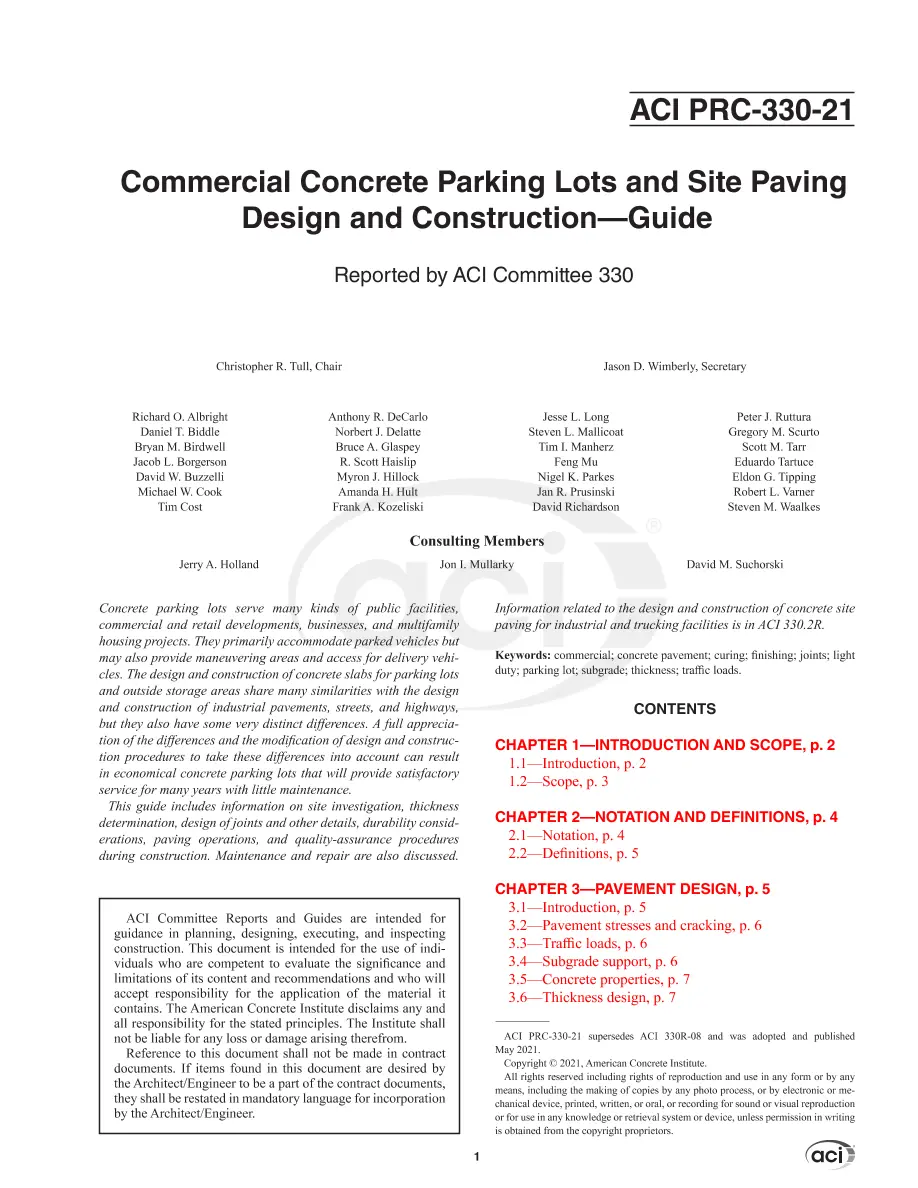 ACI 330-21 ACI 330-21 pdf