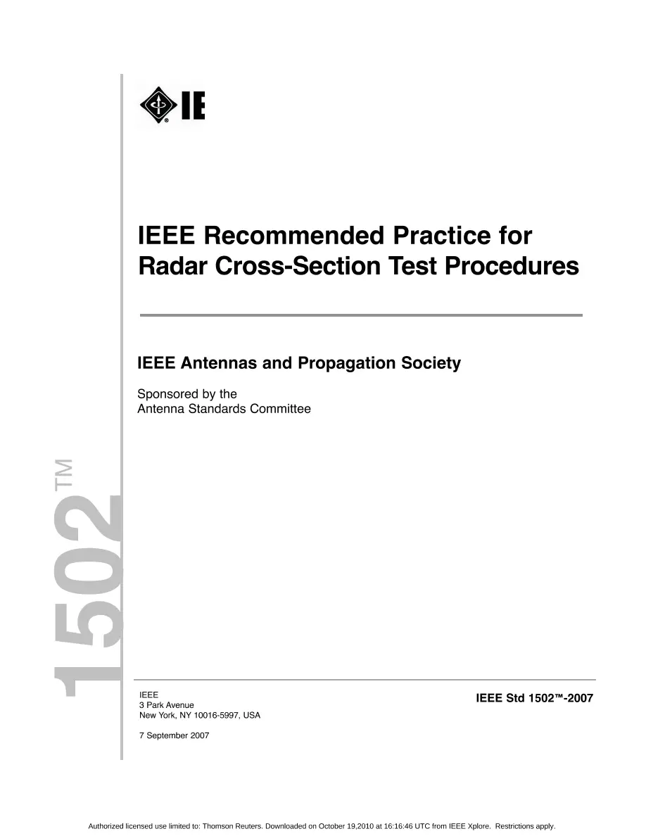 IEEE 1502-2007 IEEE 1502-2007 pdf
