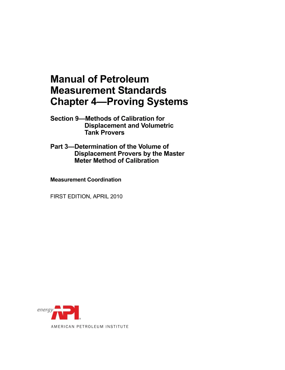 API MPMS Chapter 4.9 Part 3 (R2015) API MPMS Chapter 4.9 Part 3 (R2015) pdf