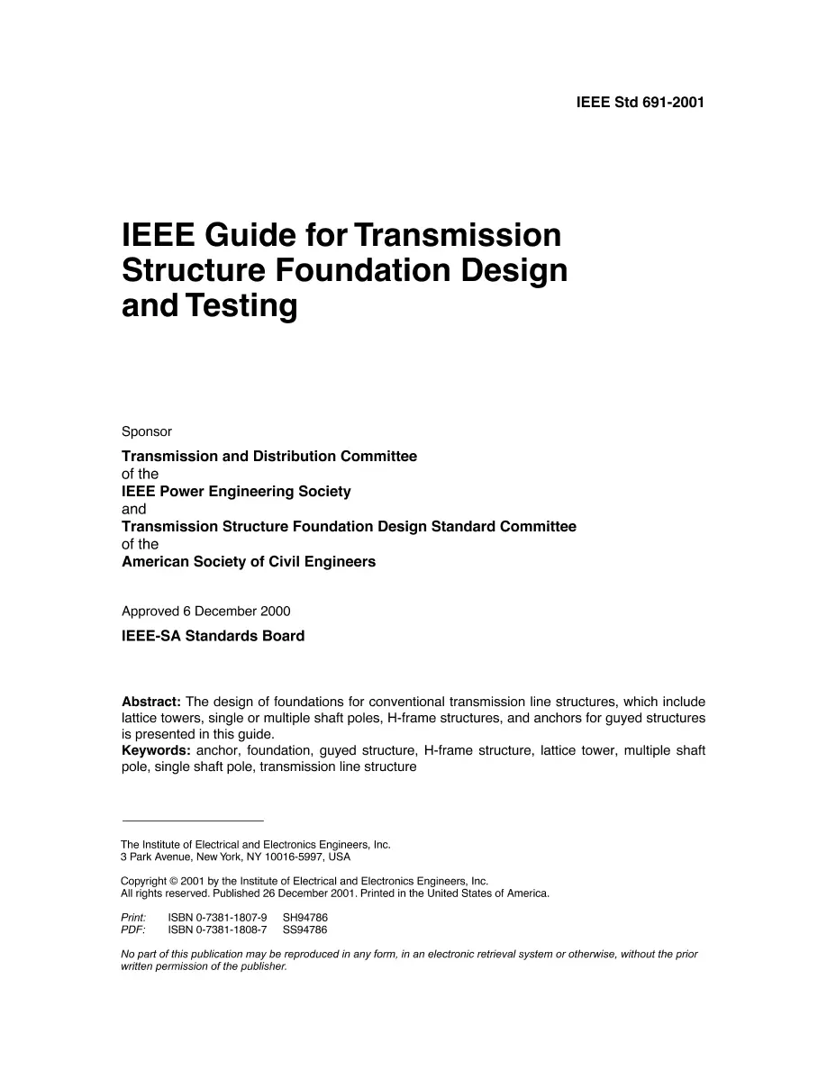 IEEE 691-2001 IEEE 691-2001 pdf