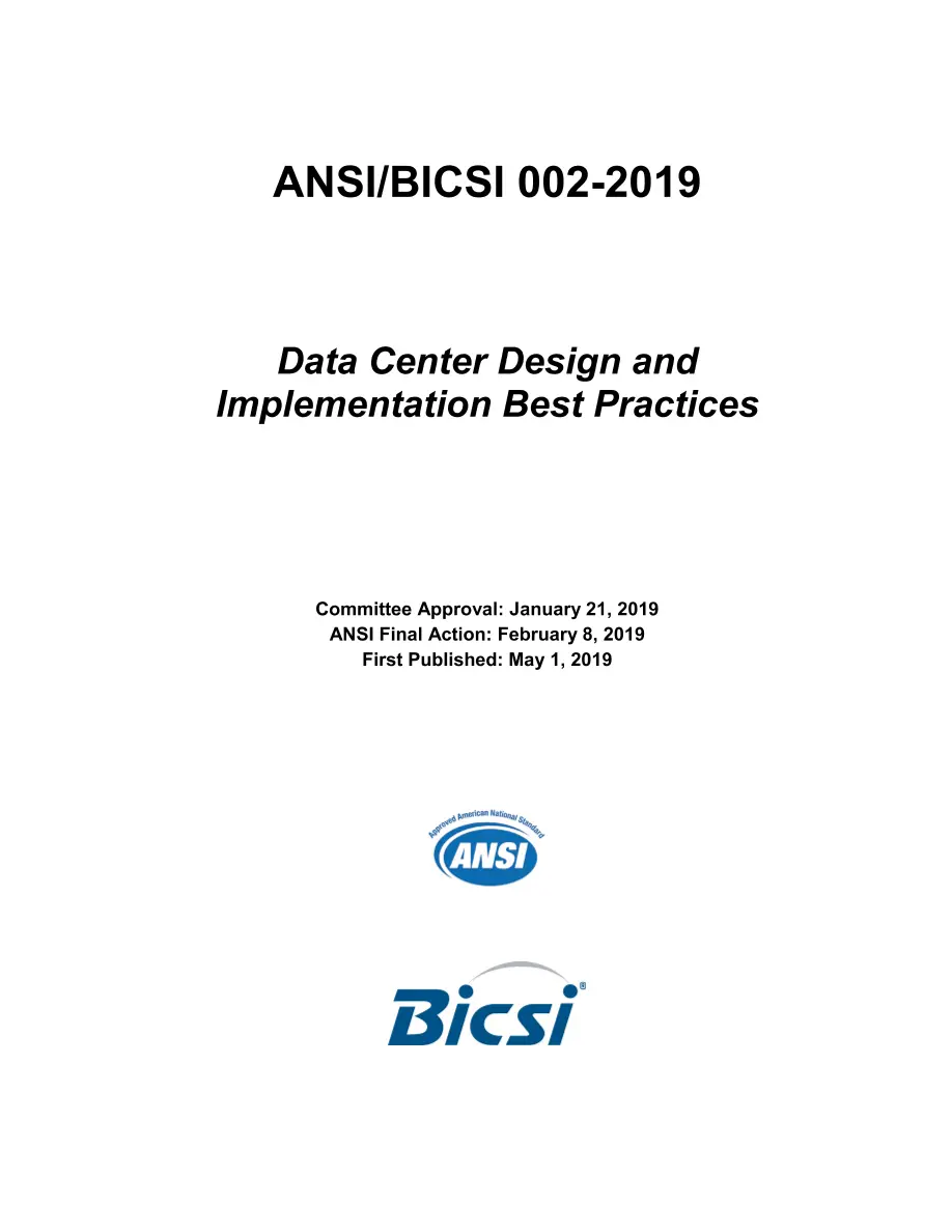BICSI 002-2019 BICSI 002-2019 pdf