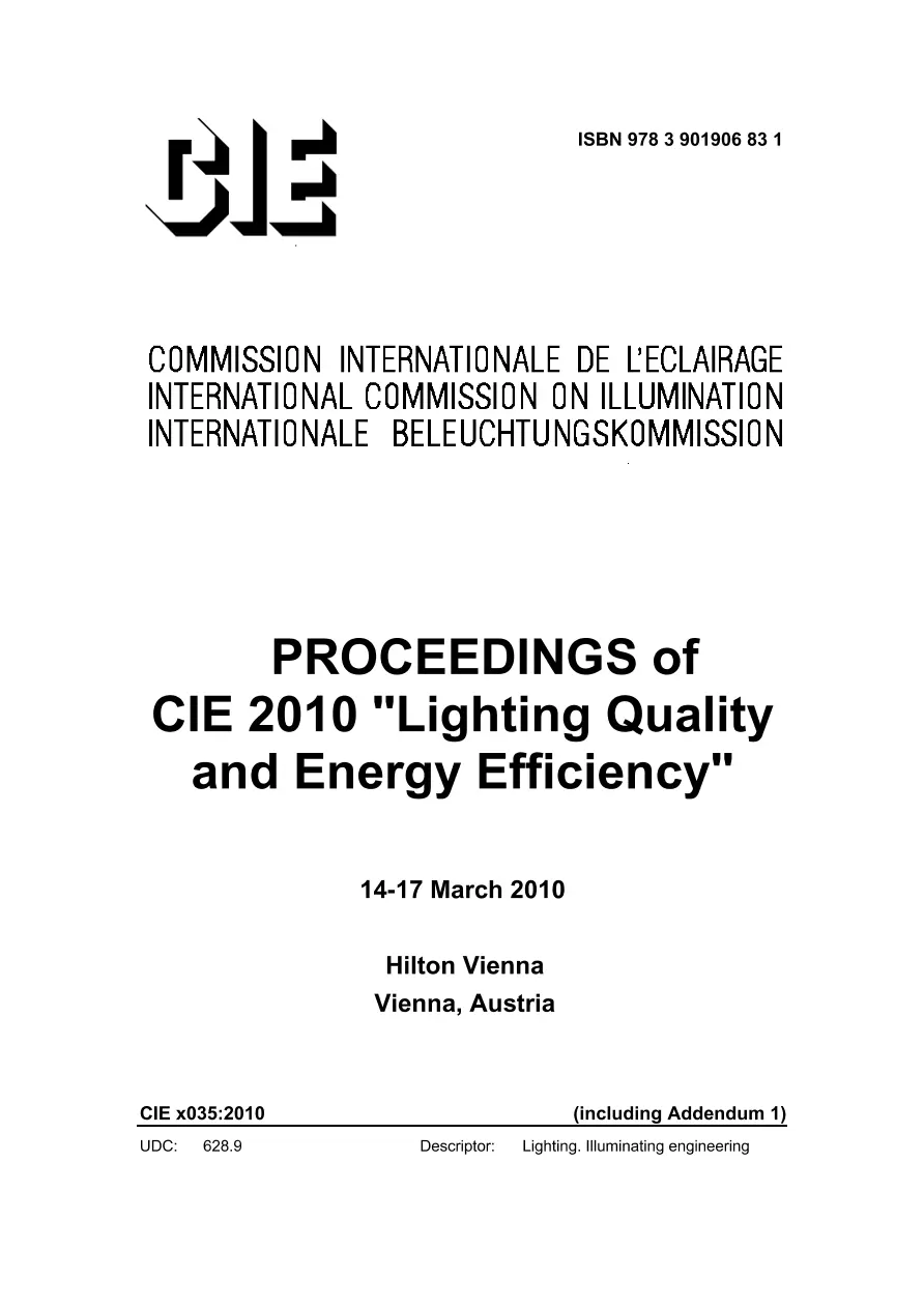 CIE x035:2010 CIE x035:2010 pdf