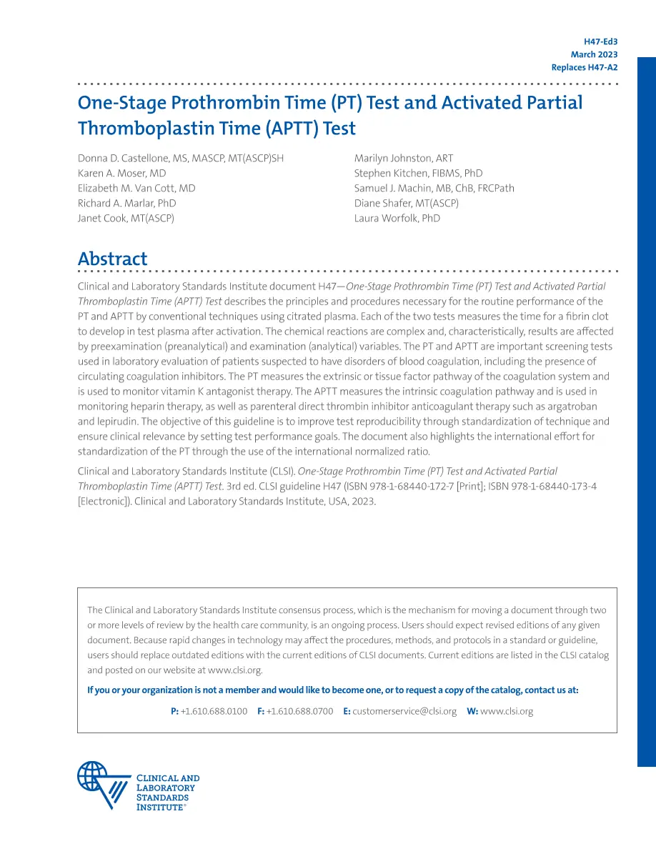 CLSI H47 pdf