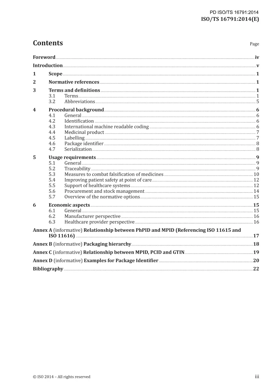 BS PD ISO/TS 16791:2014 pdf