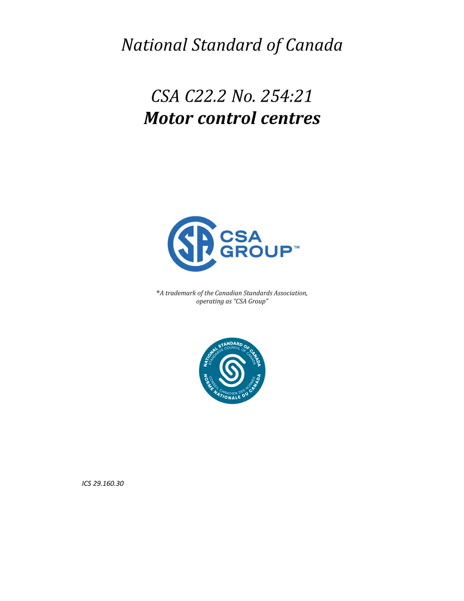 CSA C22.2 NO. 254:21 CSA C22.2 NO. 254:21 pdf