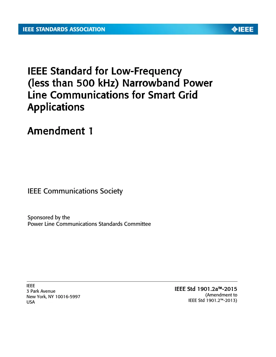 IEEE 1901.2a-2015 IEEE 1901.2a-2015 pdf