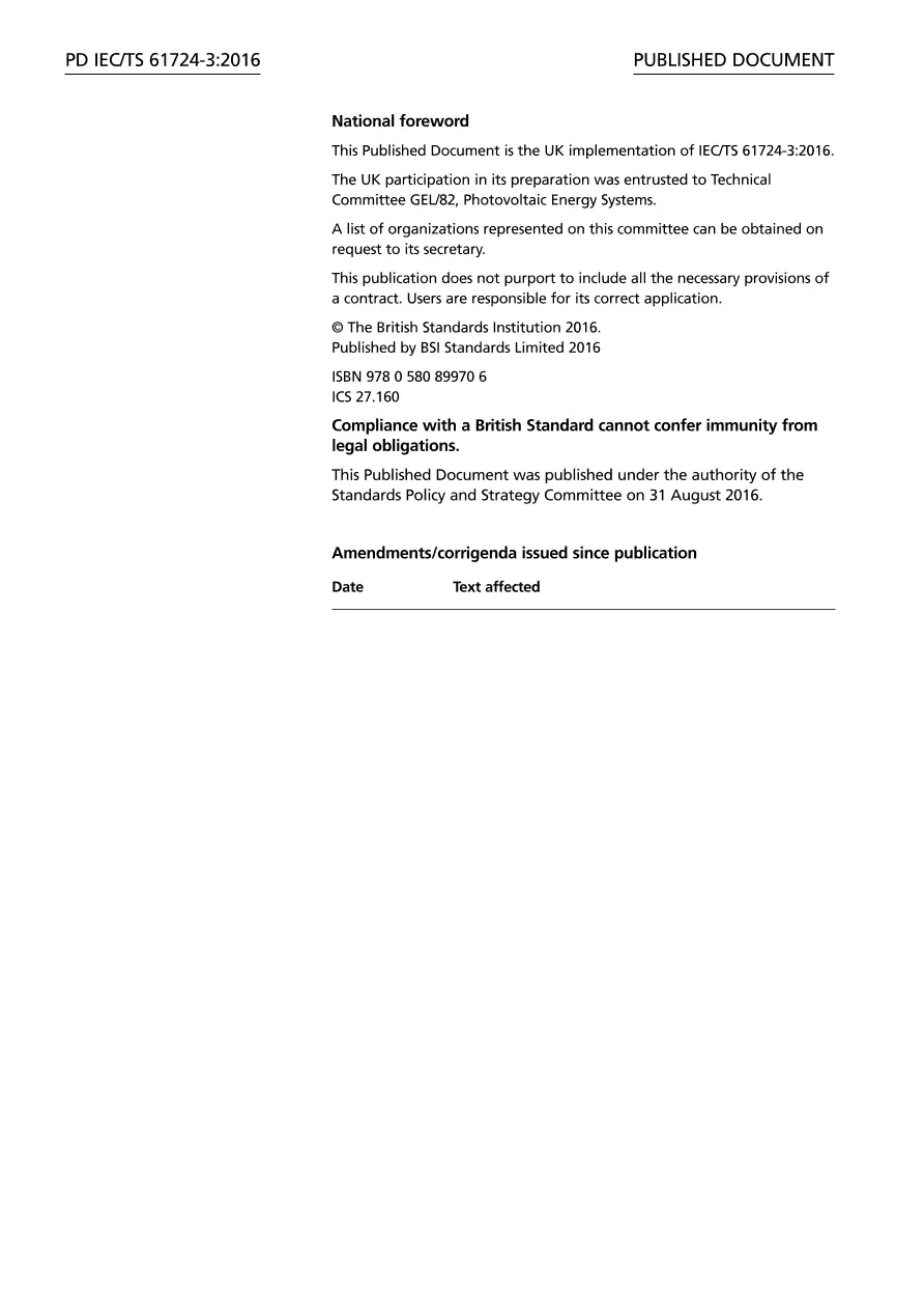 BS PD IEC/TS 61724-3:2016 BS PD IEC/TS 61724-3:2016 pdf