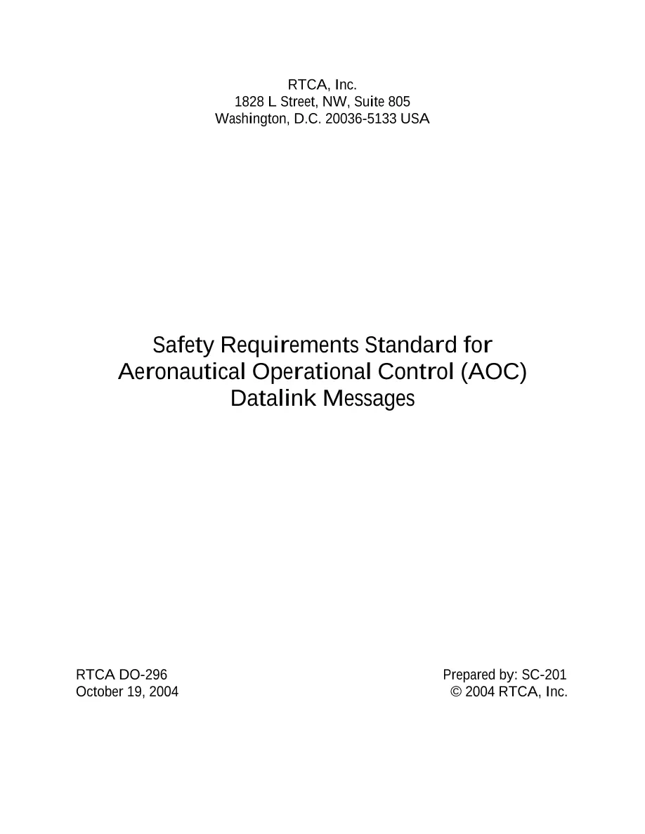 RTCA DO-296 pdf