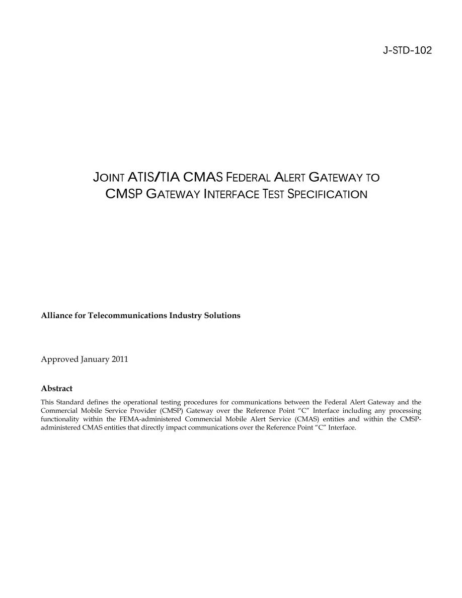 ATIS J-STD-102 pdf