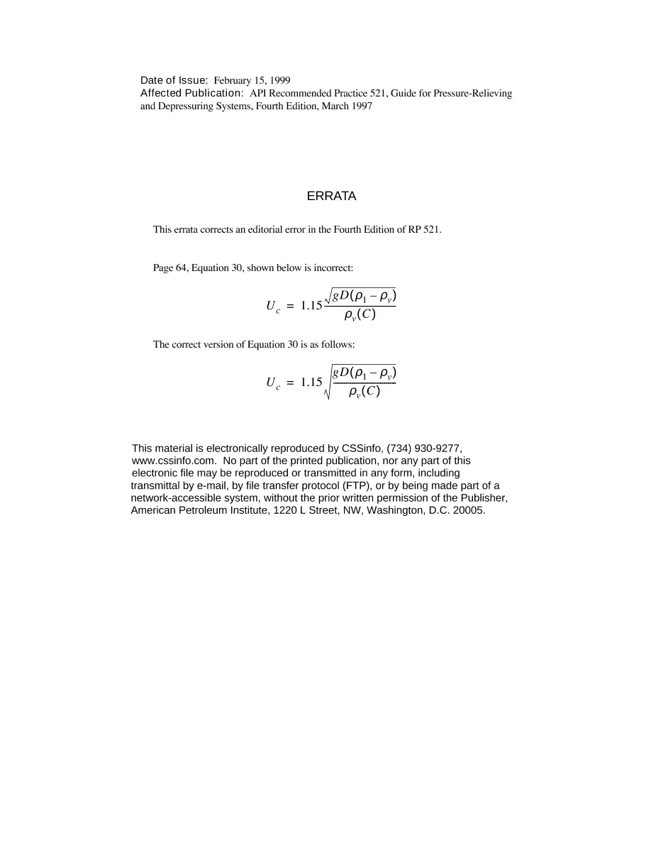API 521-1997 API 521-1997 pdf