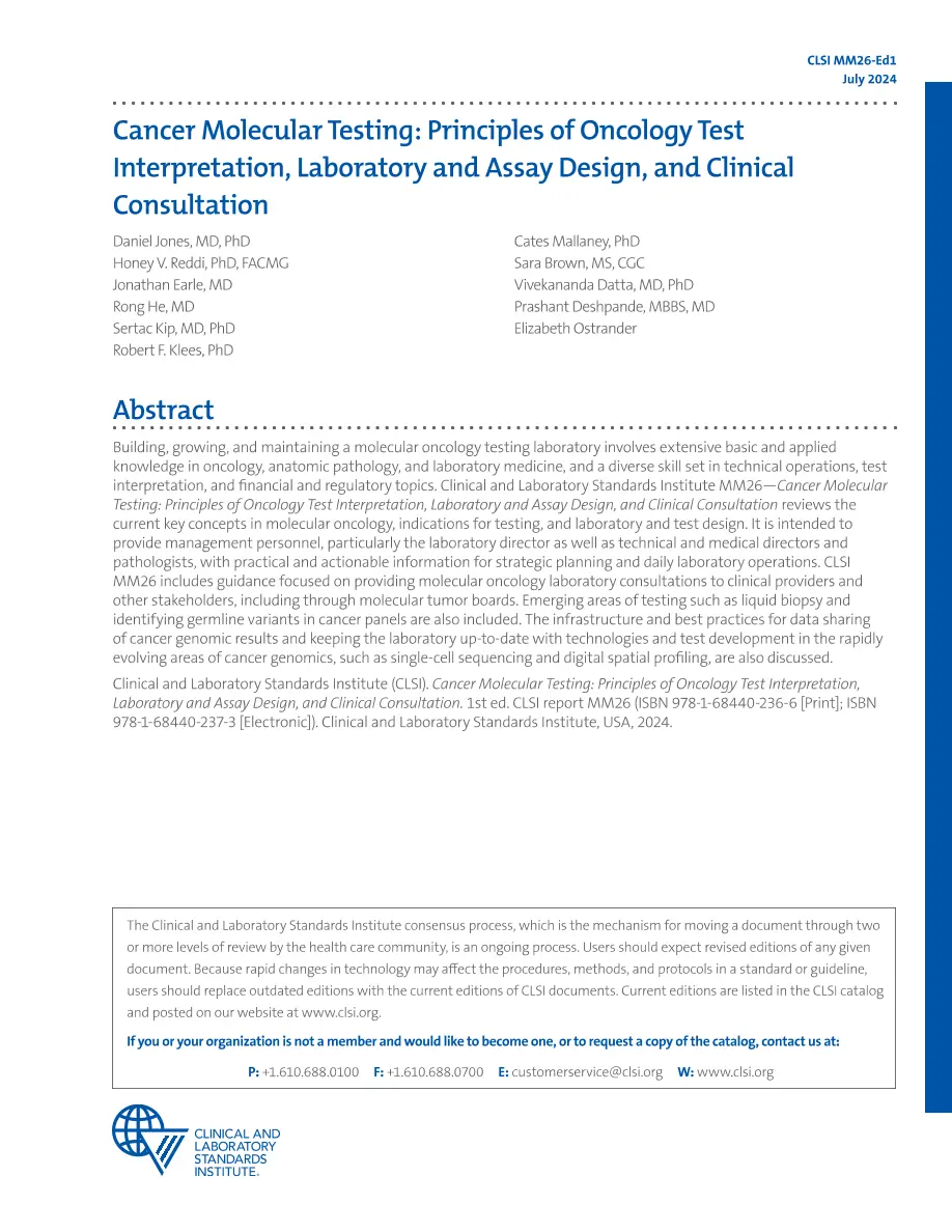 CLSI MM26 pdf