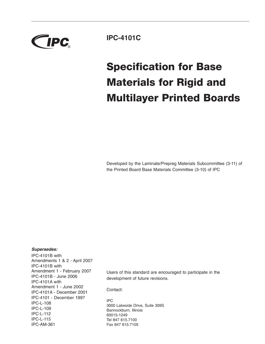 IPC 4101C IPC 4101C pdf