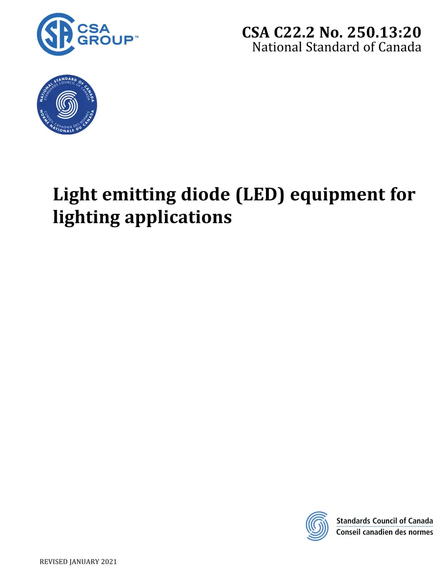 CSA C22.2 NO. 250.13:20 CSA C22.2 NO. 250.13:20 pdf