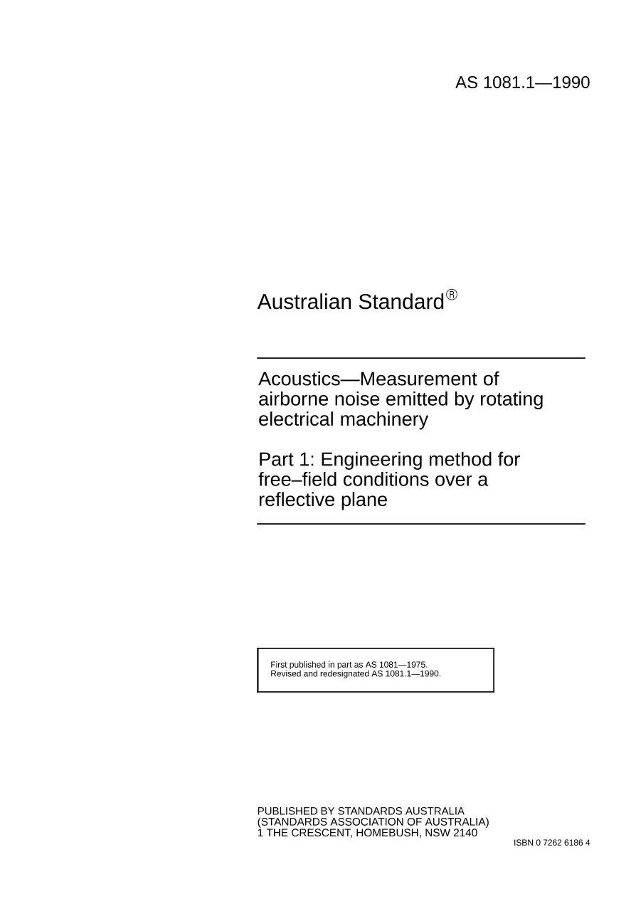 AS 1081.1-1990 AS 1081.1-1990 pdf