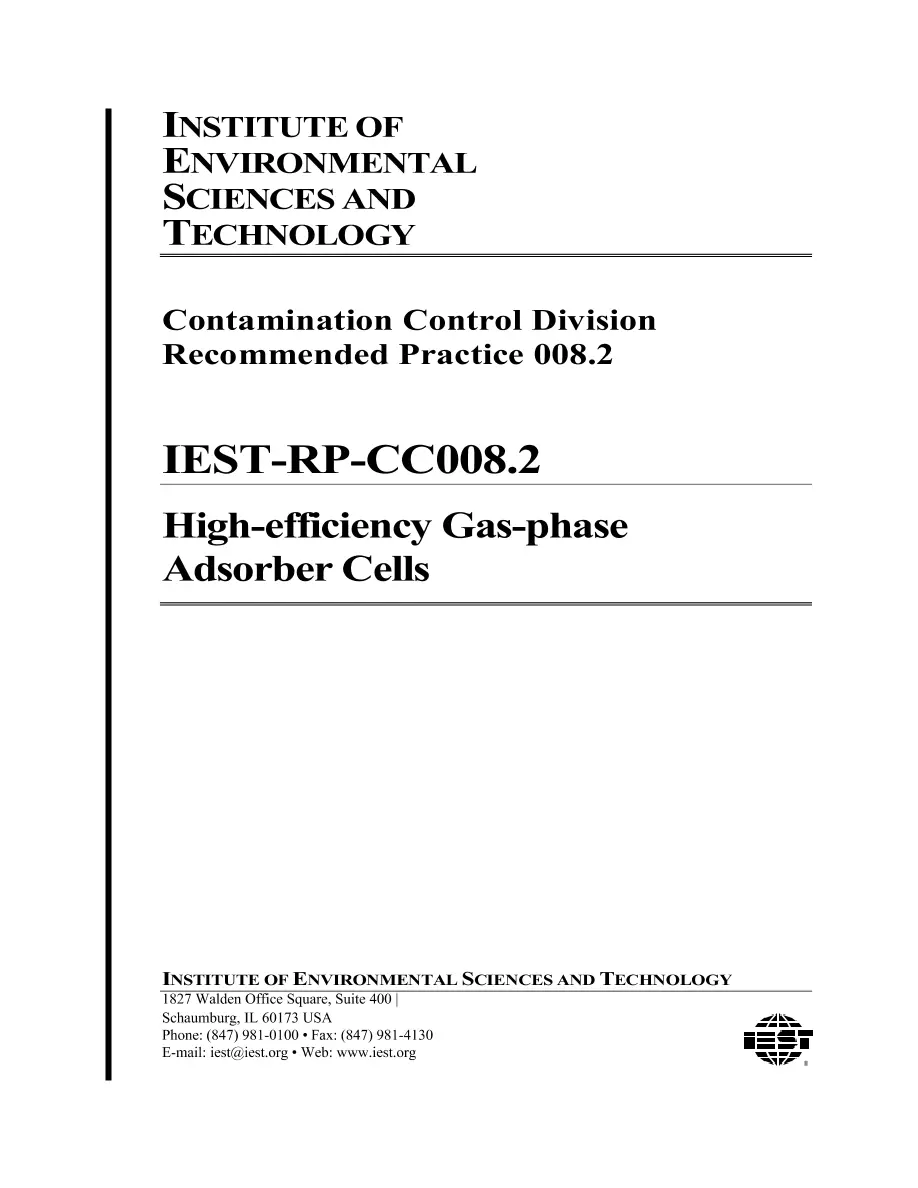 IEST RP-CC008.2 IEST RP-CC008.2 pdf