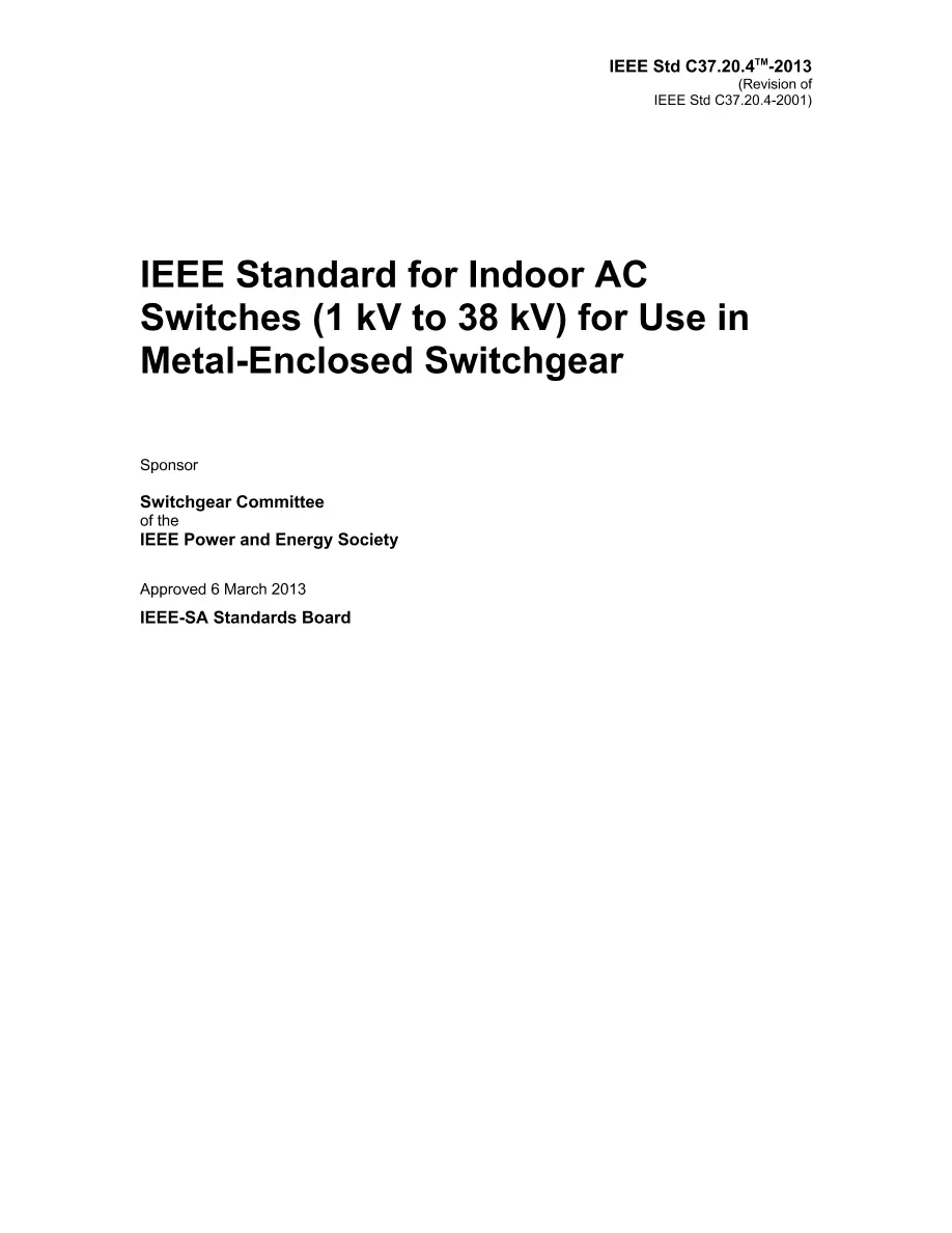 IEEE C37.20.4-2013 IEEE C37.20.4-2013 pdf