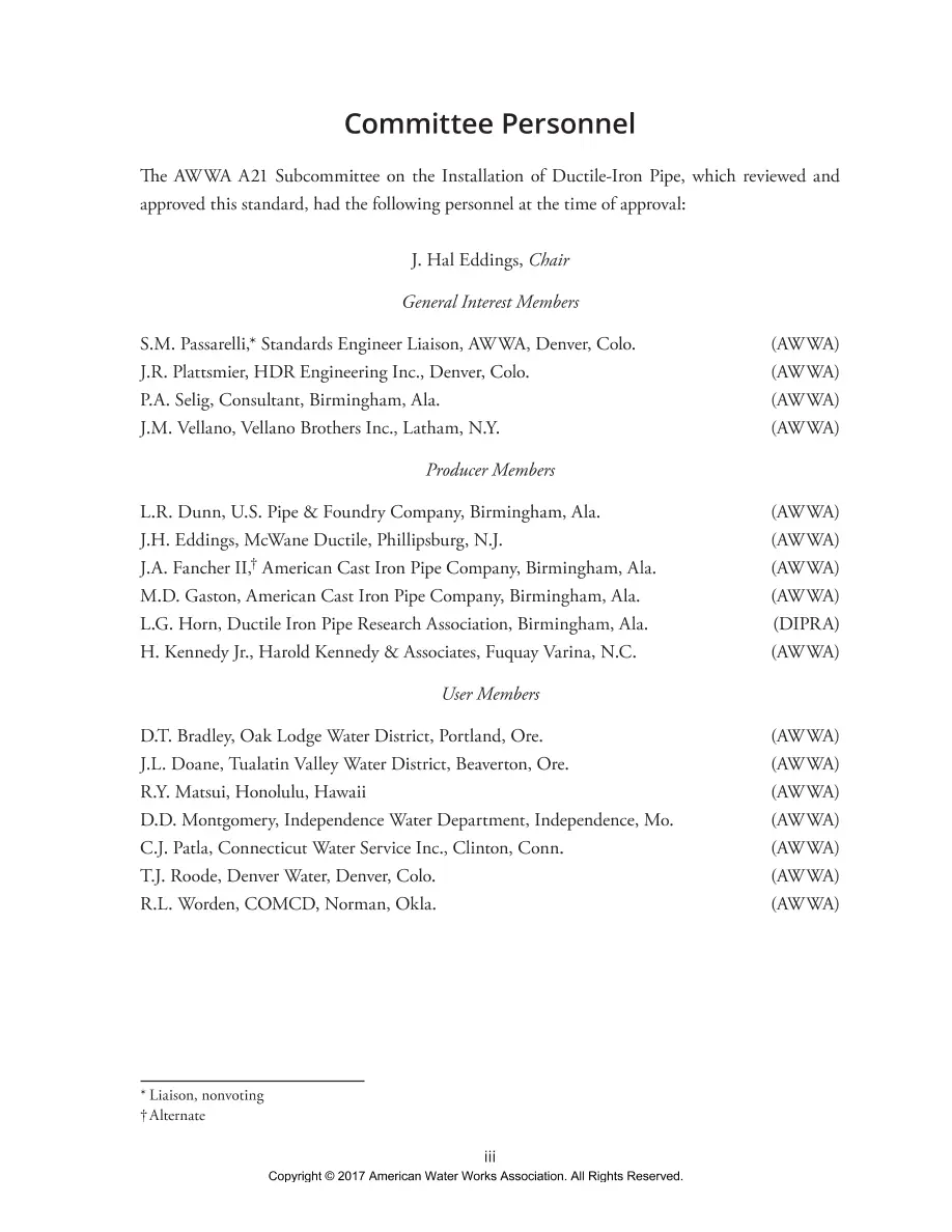 AWWA C600-17 AWWA C600-17 pdf