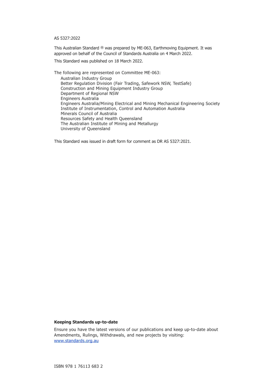 AS 5327:2022 AS 5327:2022 pdf