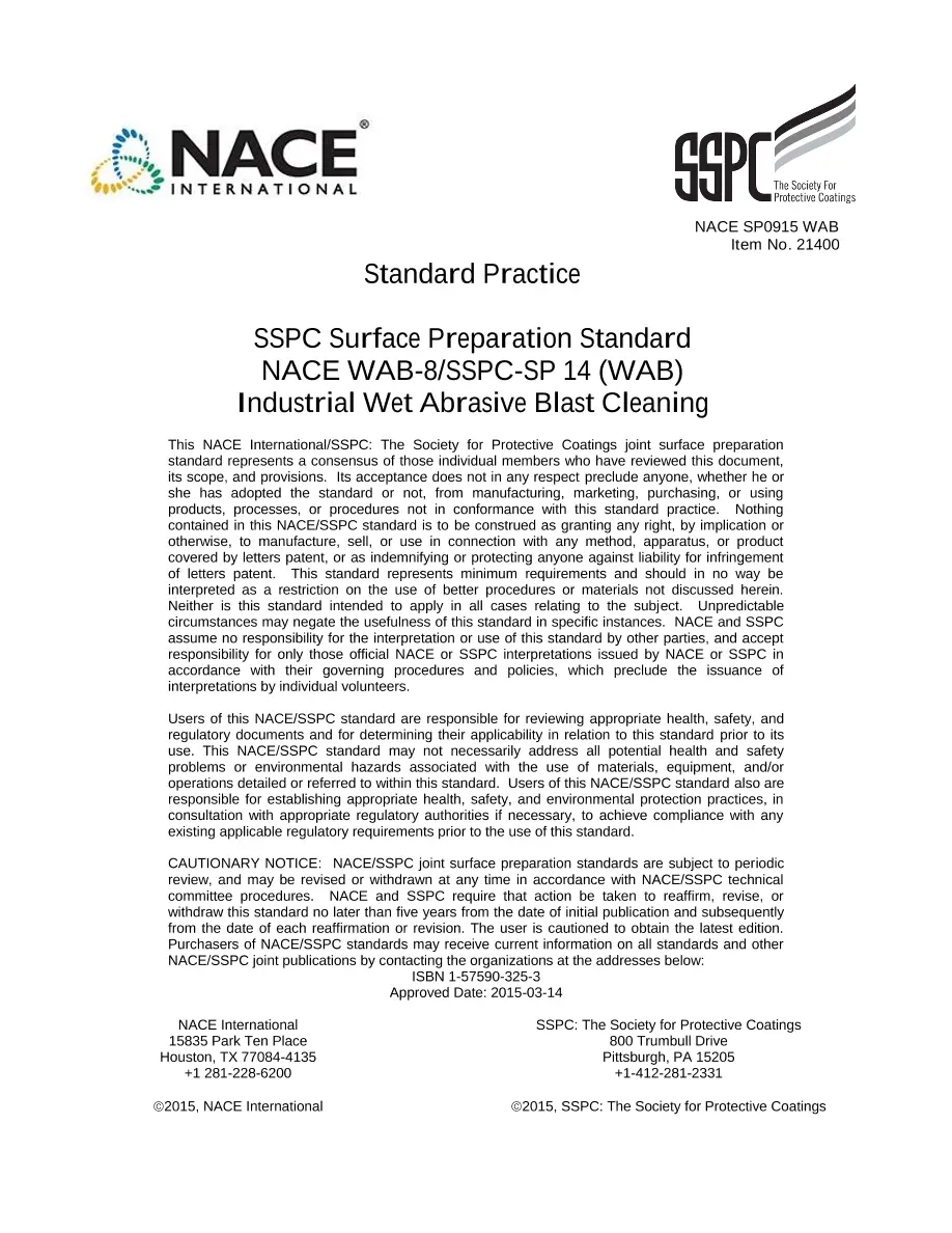 NACE SP0915-2015 NACE SP0915-2015 pdf