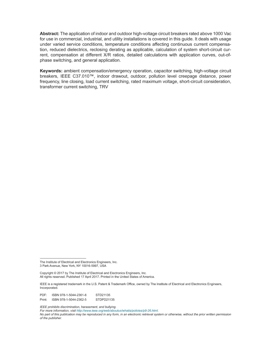 IEEE C37.010-2016 IEEE C37.010-2016 pdf