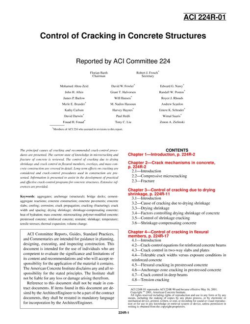 ACI 224R-01 ACI 224R-01 pdf