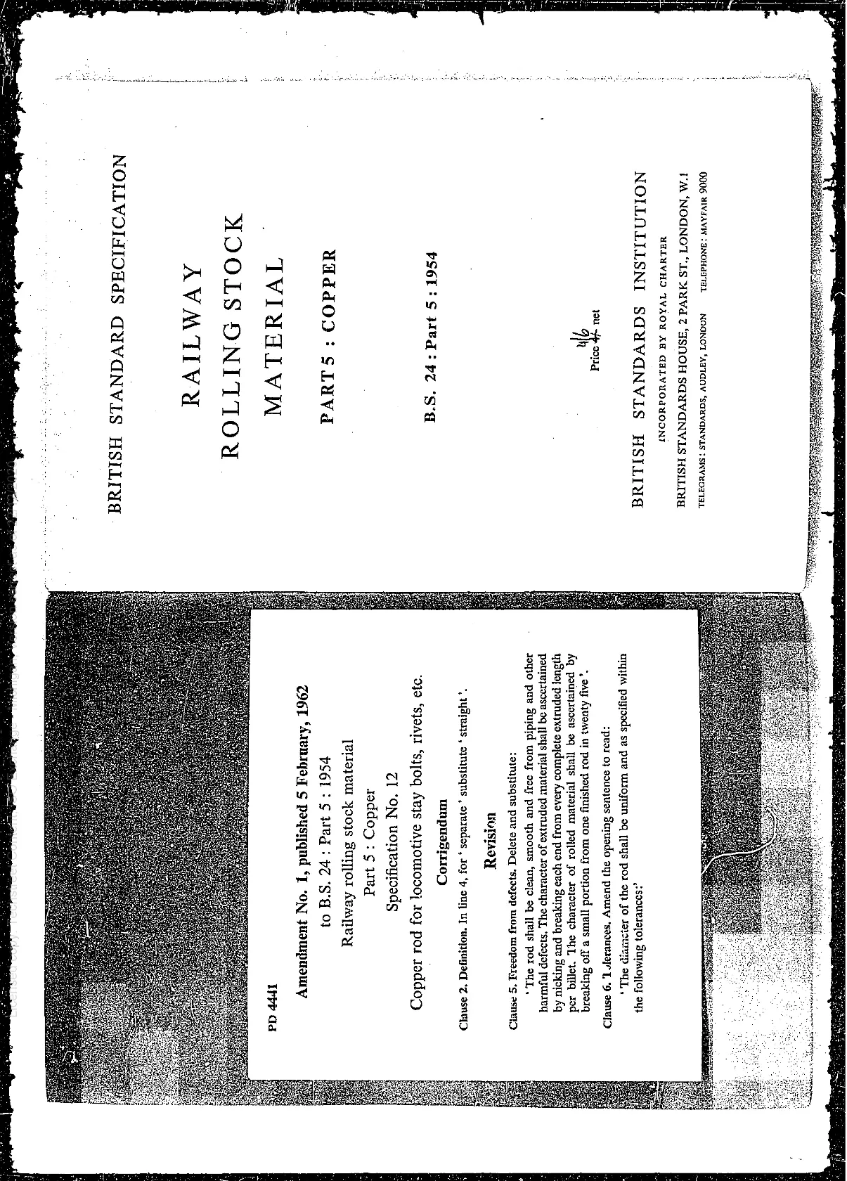 BS 24-5:1954 pdf