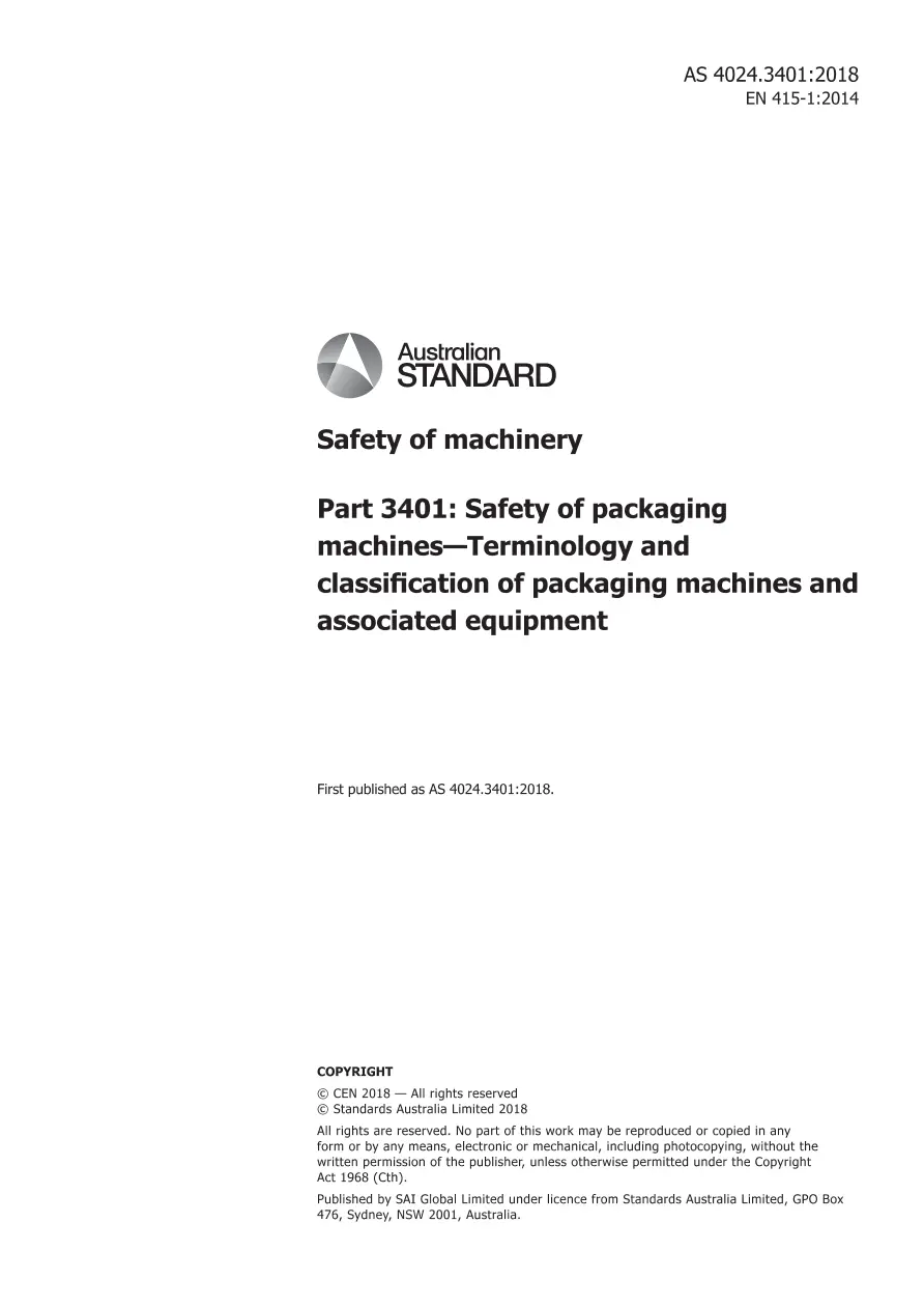 AS 4024.3401:2018 AS 4024.3401:2018 pdf