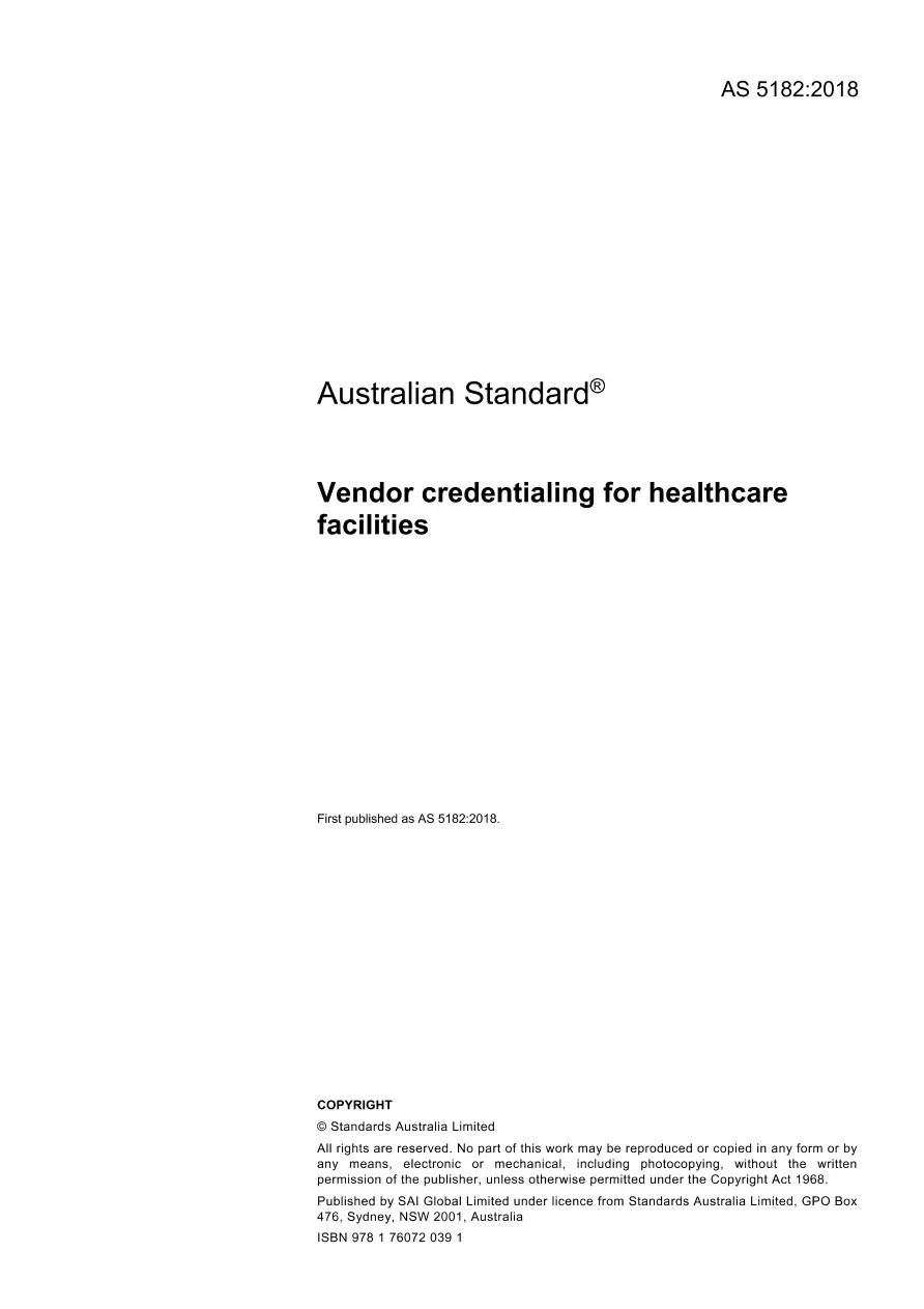 AS 5182:2018 AS 5182:2018 pdf