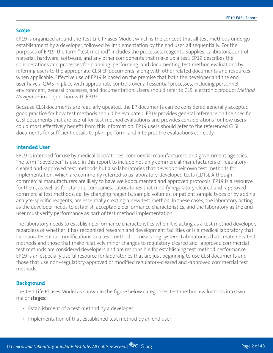 CLSI EP19-Ed3 CLSI EP19-Ed3 pdf