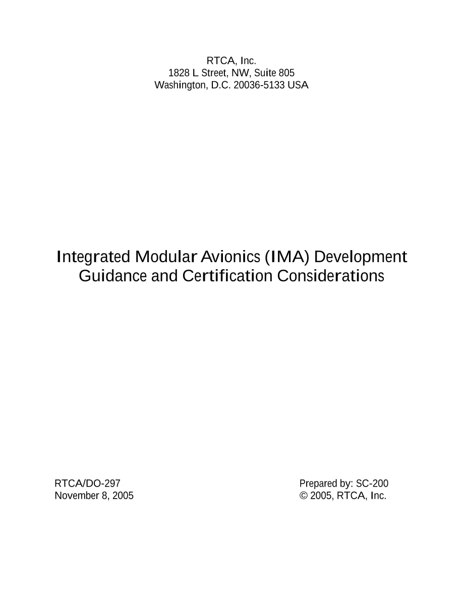 RTCA DO-297 pdf