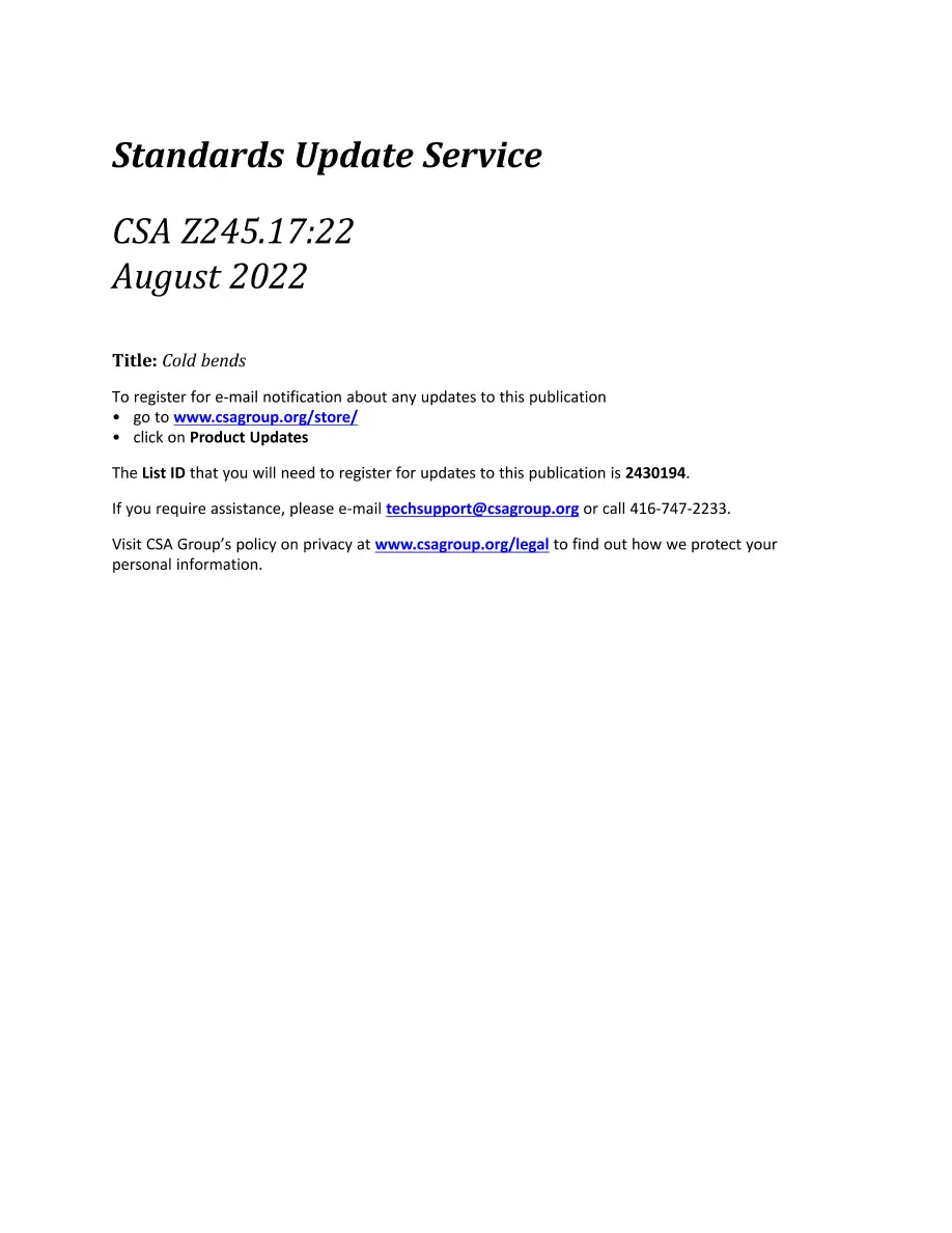 CSA Z245.17:22 CSA Z245.17:22 pdf