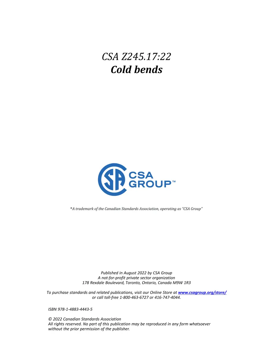 CSA Z245.17:22 CSA Z245.17:22 pdf