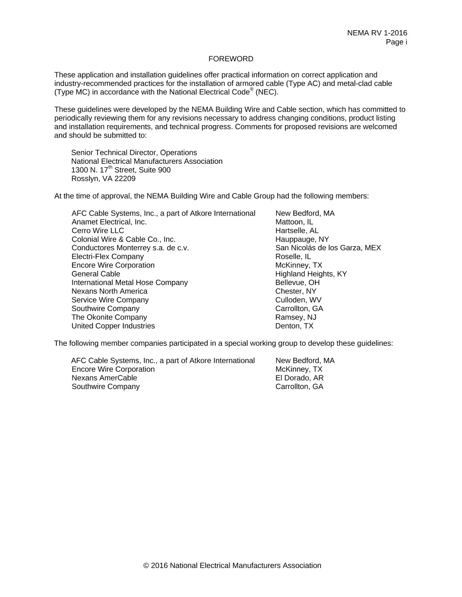 NEMA RV 1-2016 NEMA RV 1-2016 pdf