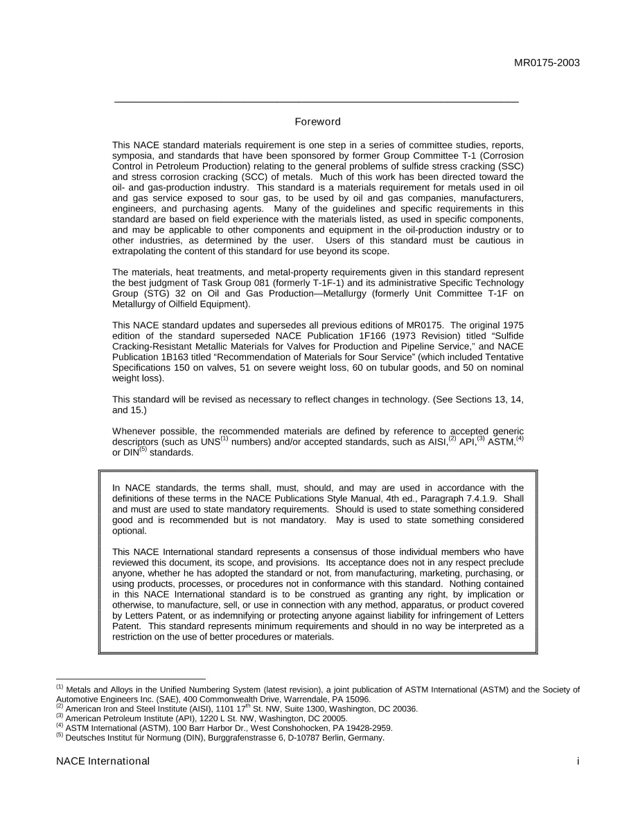 NACE MR0175-2003 NACE MR0175-2003 pdf