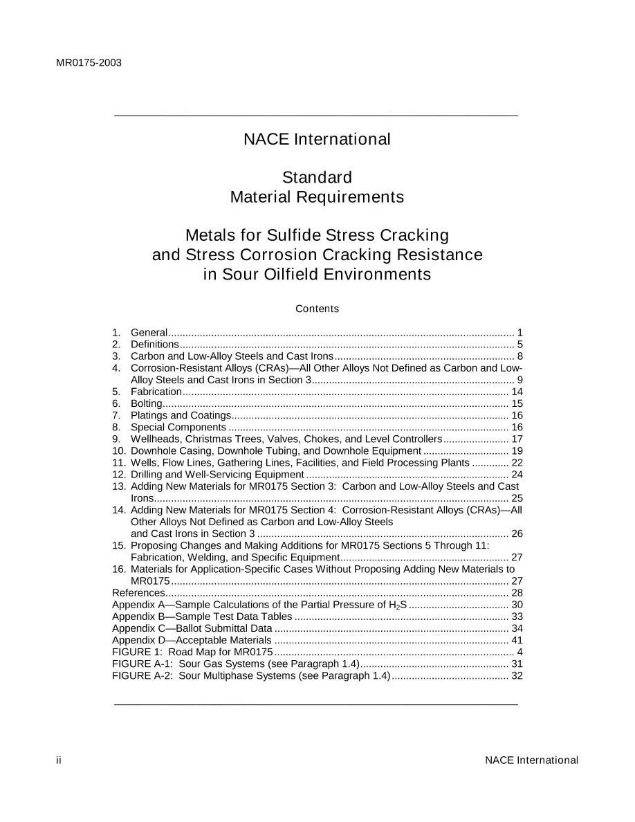 NACE MR0175-2003 NACE MR0175-2003 pdf