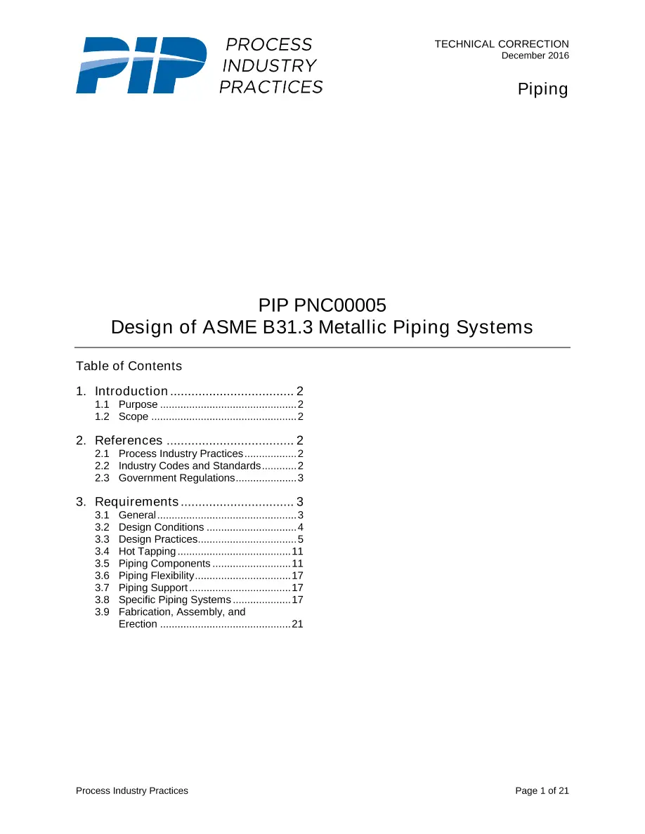 PIP PNC00005 PIP PNC00005 pdf