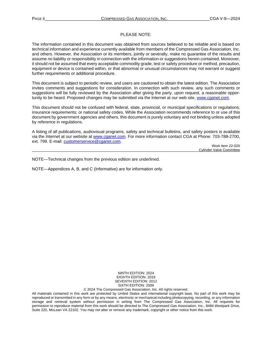 CGA V-9 pdf