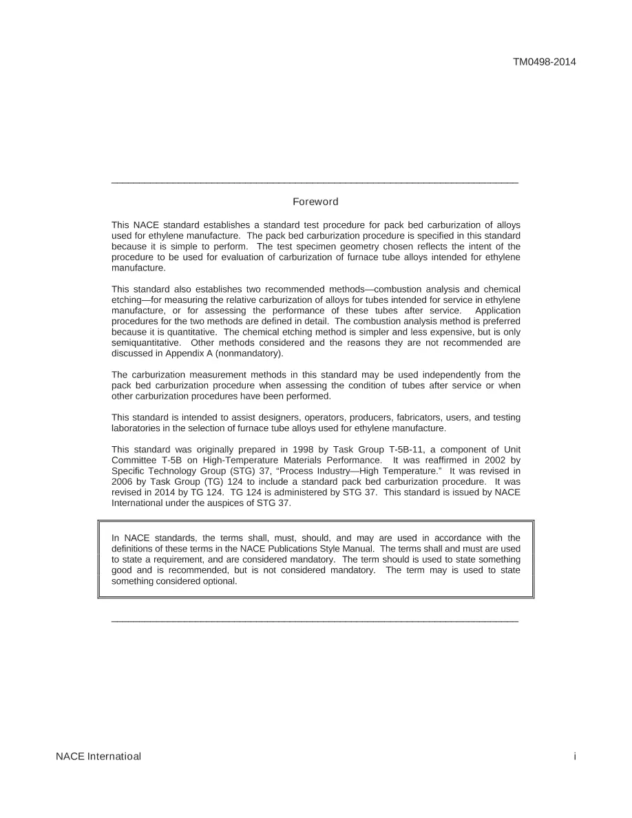 NACE TM0498-2014 NACE TM0498-2014 pdf