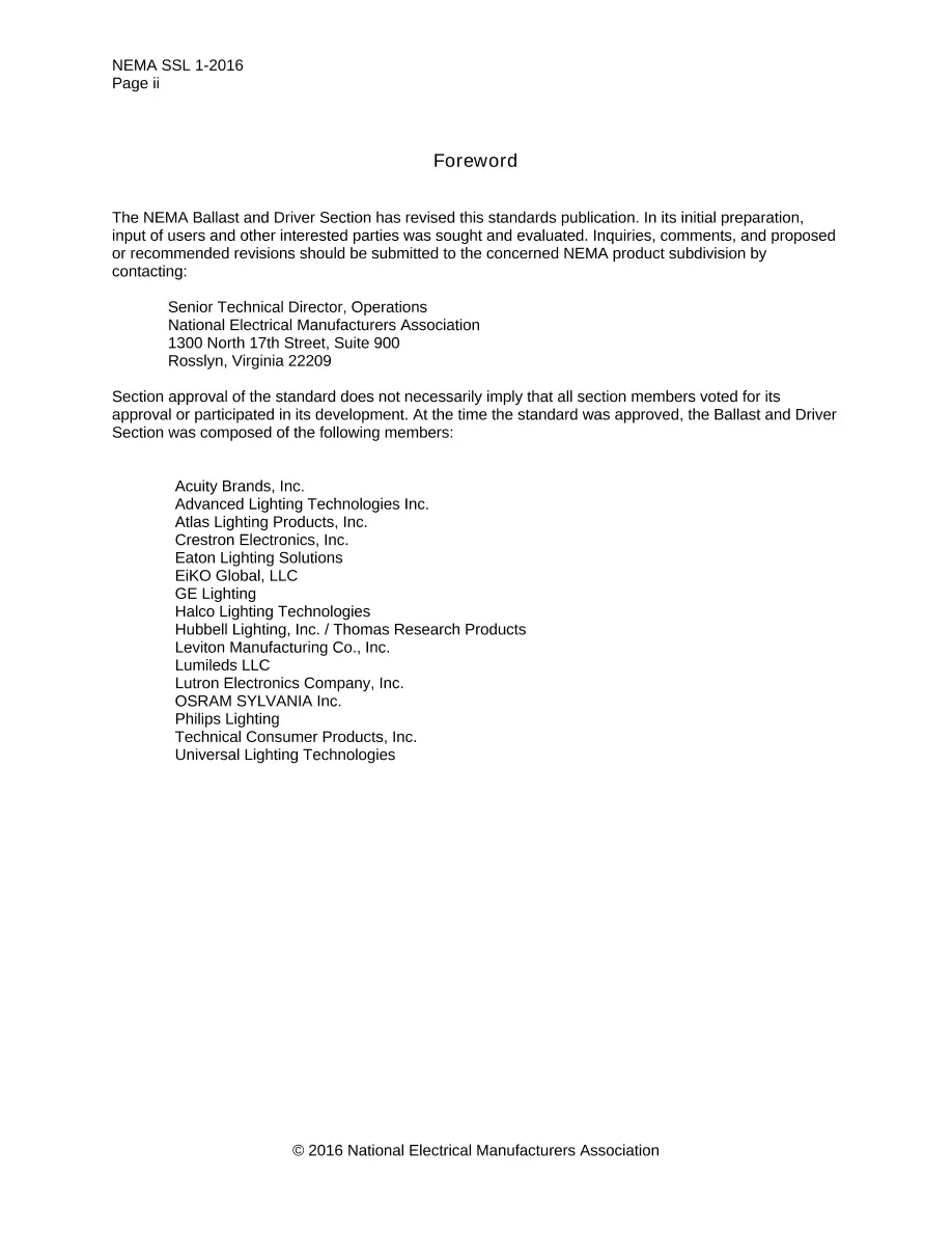 NEMA SSL 1-2016 NEMA SSL 1-2016 pdf