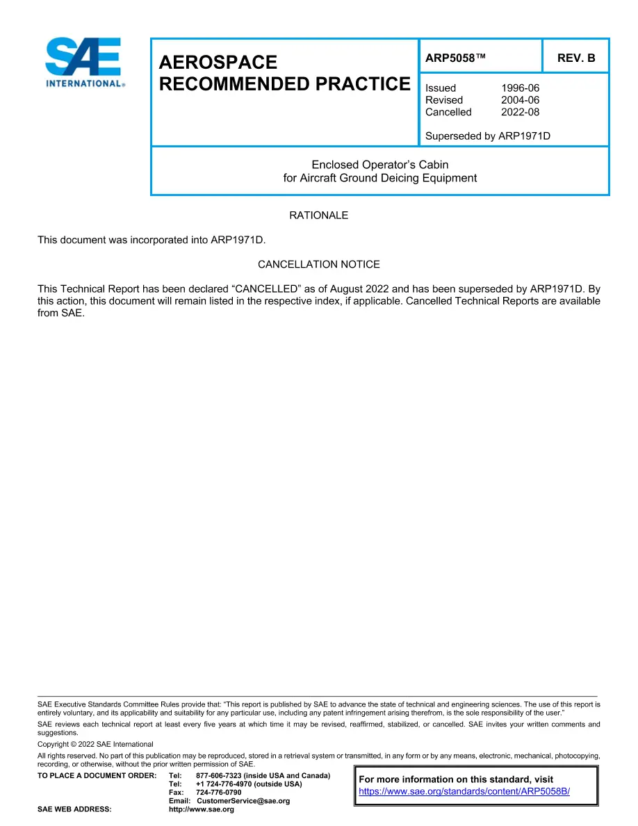 SAE ARP5058B SAE ARP5058B pdf