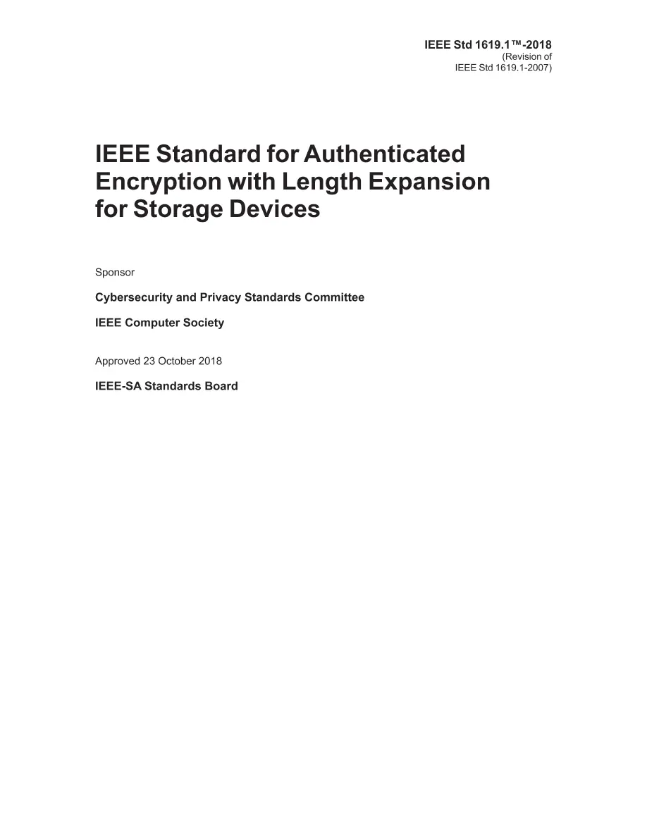 IEEE 1619.1-2018 IEEE 1619.1-2018 pdf