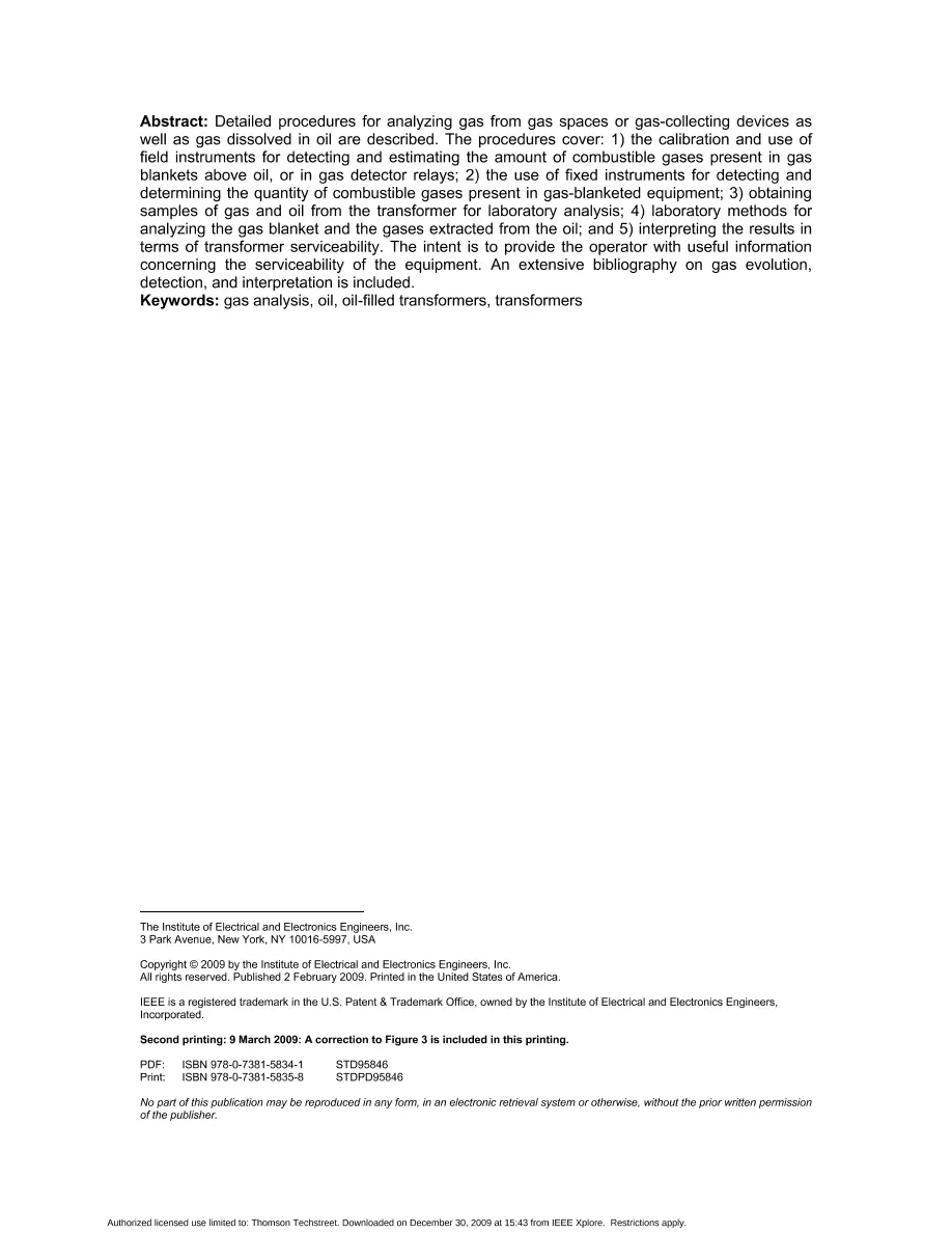 IEEE C57.104-2008 IEEE C57.104-2008 pdf