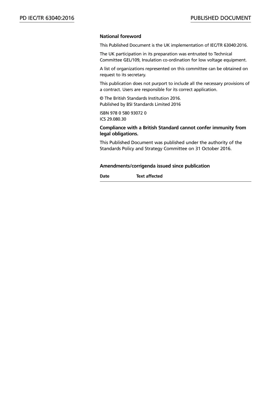 BS PD IEC/TR 63040:2016 BS PD IEC/TR 63040:2016 pdf