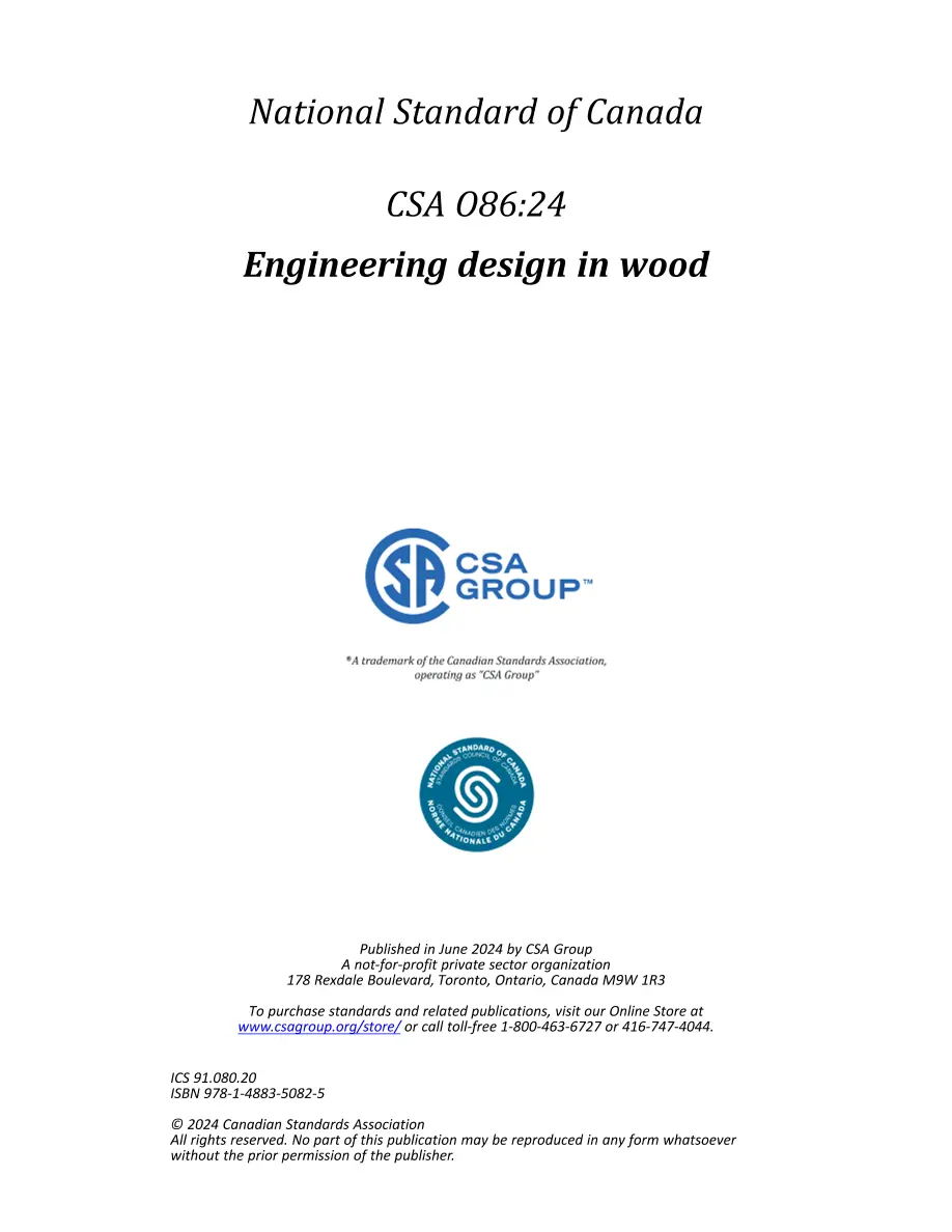 CSA O86:24 CSA O86:24 pdf