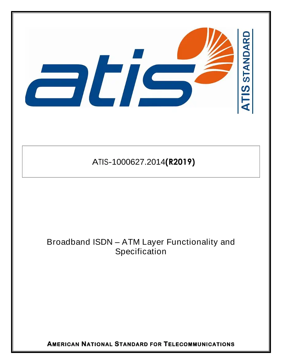 ATIS 1000627.2014 (R2019) ATIS 1000627.2014 (R2019) pdf