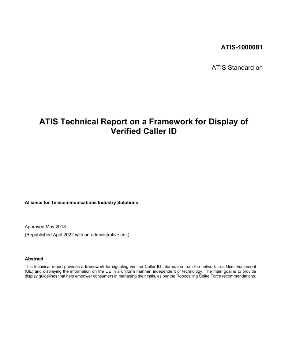 ATIS 1000081 ATIS 1000081 pdf
