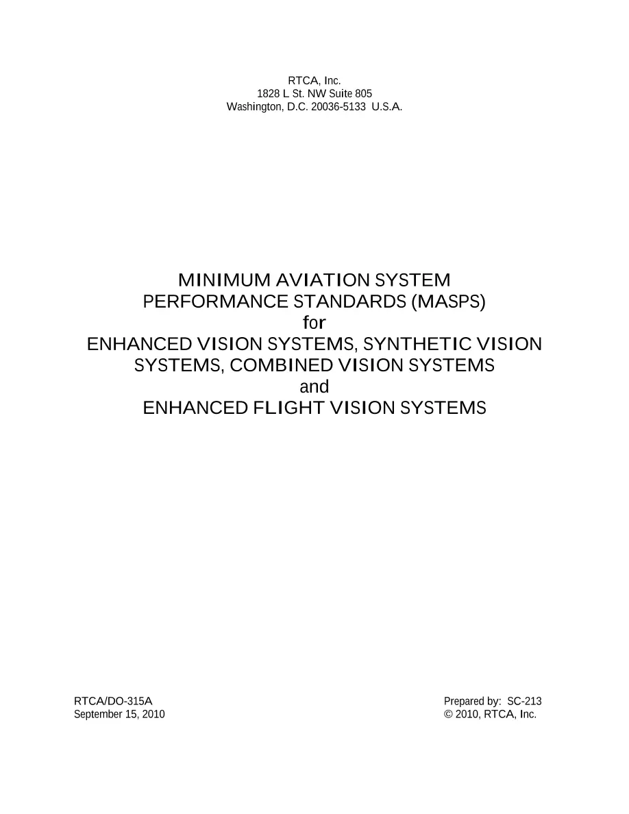 RTCA DO-315A RTCA DO-315A pdf